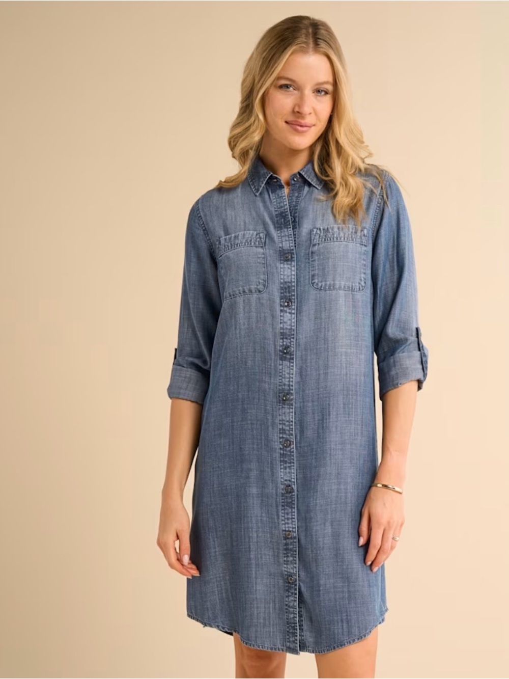 Denim Shirt Dress